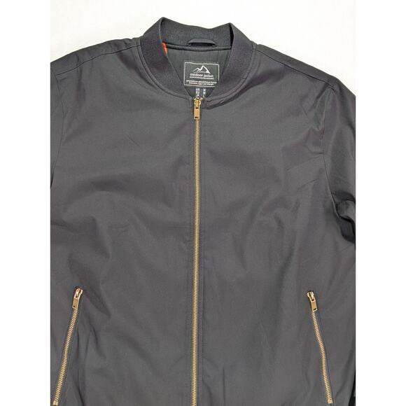 Outdoor Jacket Black Bomber Jack w/Quilted Lining by MagcoMsen Size M - Picture 2 of 13